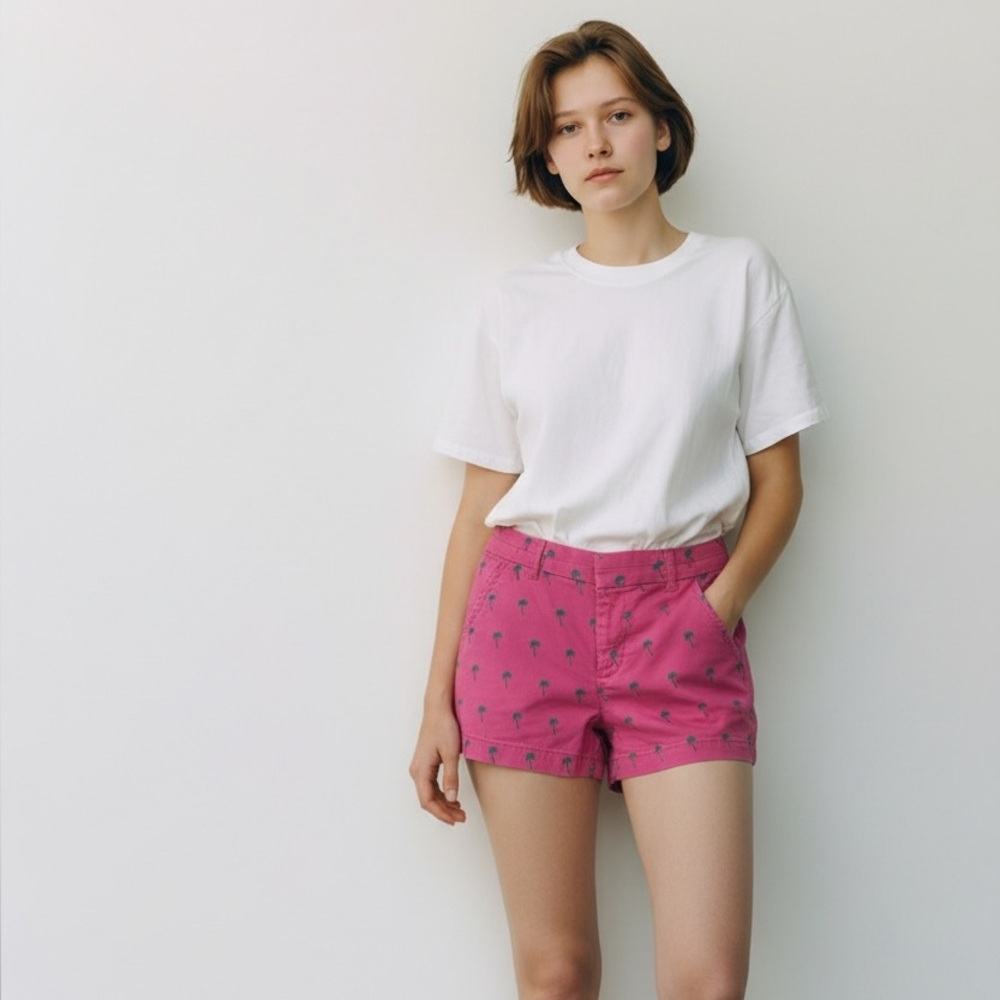 Harper Tropical Pink Women's Bermudas
